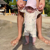 Baby Swimsuit - Milk - Hearts