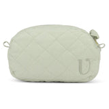 Quilted Makeup bag Olive Mist Organic