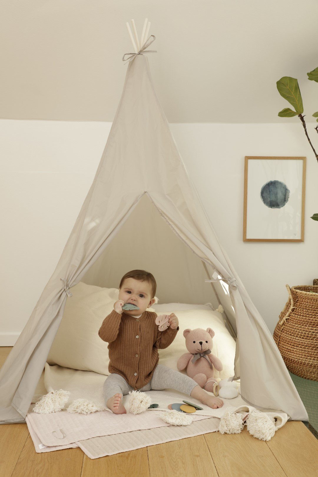 Tipi Tent Oyster Grey +50 UV