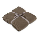 Knitted Blanket - Wood 