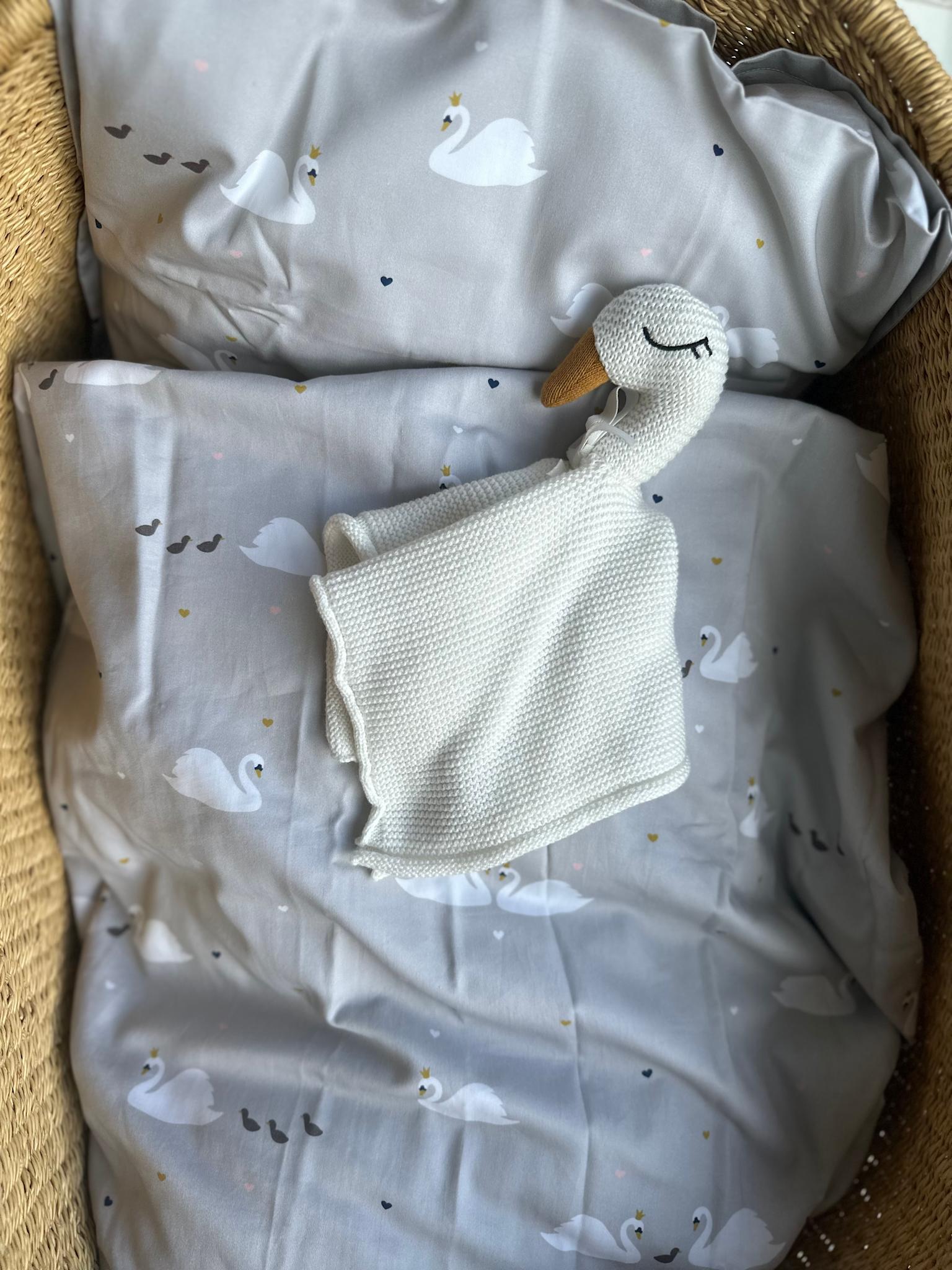 Cuddle Cloth Swan - Milk