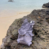 Swimsuit - Neoprene - Frill - Wood - Hearts