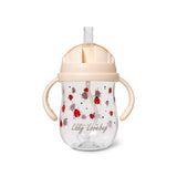 Straw Bottle - Tritan - Ladybug - 300 ml