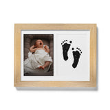 Hand & Footprint Frame – Inkless Pad – Wood