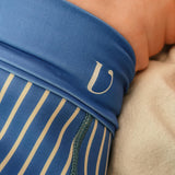 Swim Pants - Neoprene - Azure - Striped