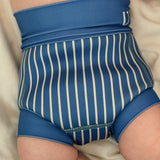 Swim Pants - Neoprene - Azure - Striped