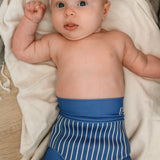 Swim Pants - Neoprene - Azure - Striped