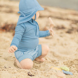 Swim Pants - Neoprene - Blue Shadow - Striped