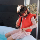 Swim Vest - Neoprene - Frill - Berry