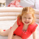 Swim Vest - Neoprene - Frill - Berry
