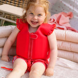 Swim Vest - Neoprene - Frill - Berry
