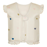 Swim Vest - Neoprene - Frill - Milk - Hearts