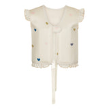 Swim Vest - Neoprene - Frill - Milk - Hearts