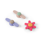 Suction Spinner Set - Silicone - Pink