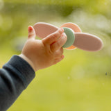 Suction Spinner Set - Silicone - Pink