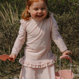 Swim Skirt Pants - English Rose 