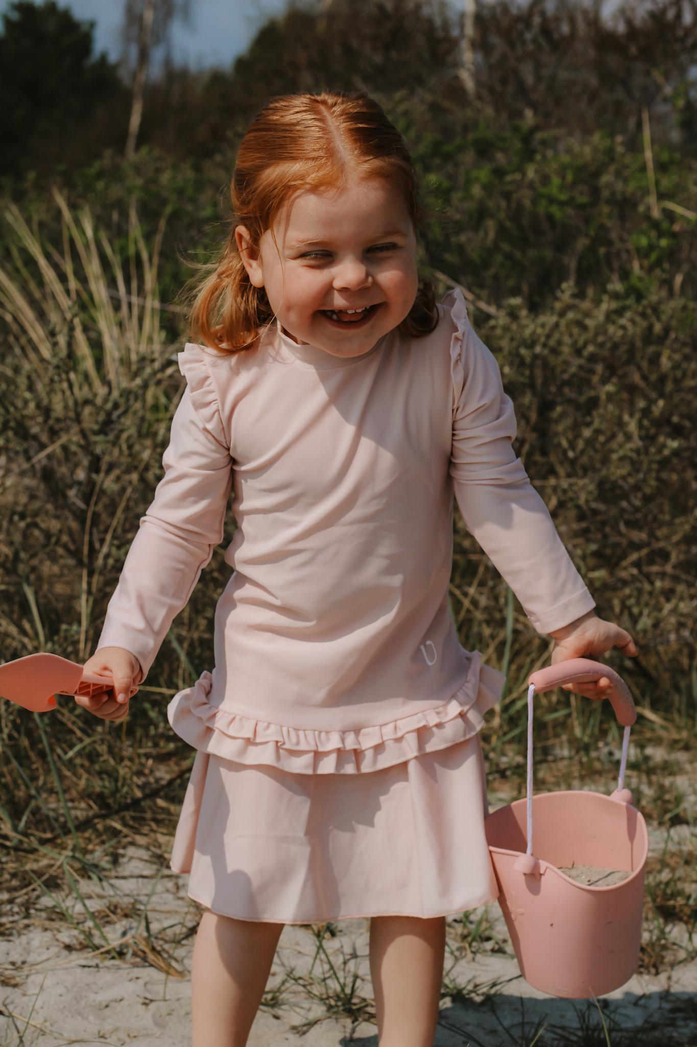 Badenederdel med shorts - English Rose