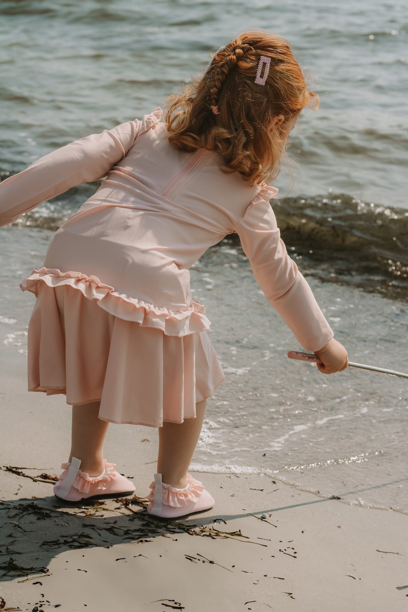 Badenederdel med shorts - English Rose