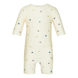 Baby Swimsuit - Milk - Hearts 