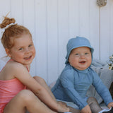 Sun Hat - Adjustable - Blue Shadow