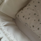 Bed Bumper Cot - Milk 